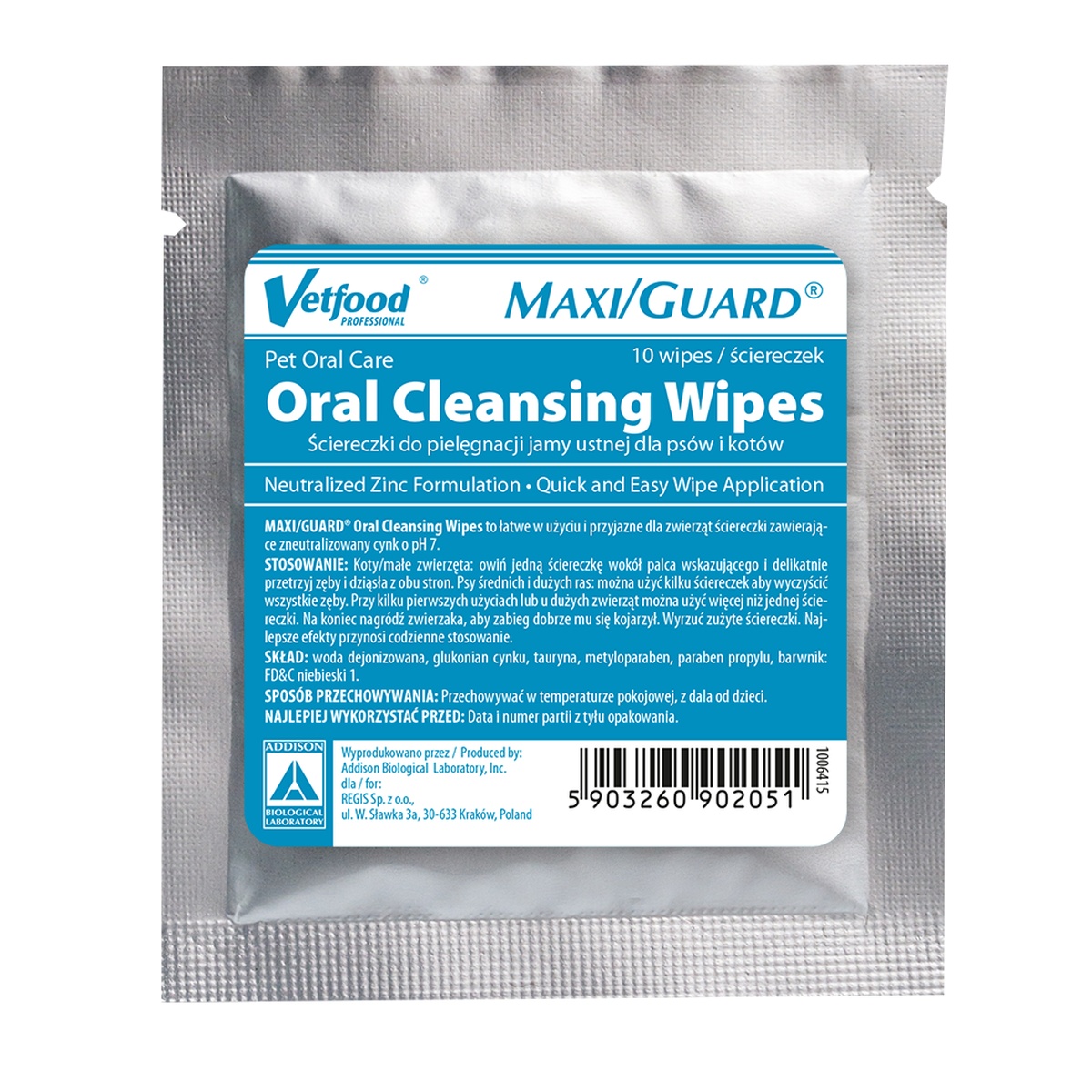MAXI/GUARD Oral Cleansing Wipes 10 ks